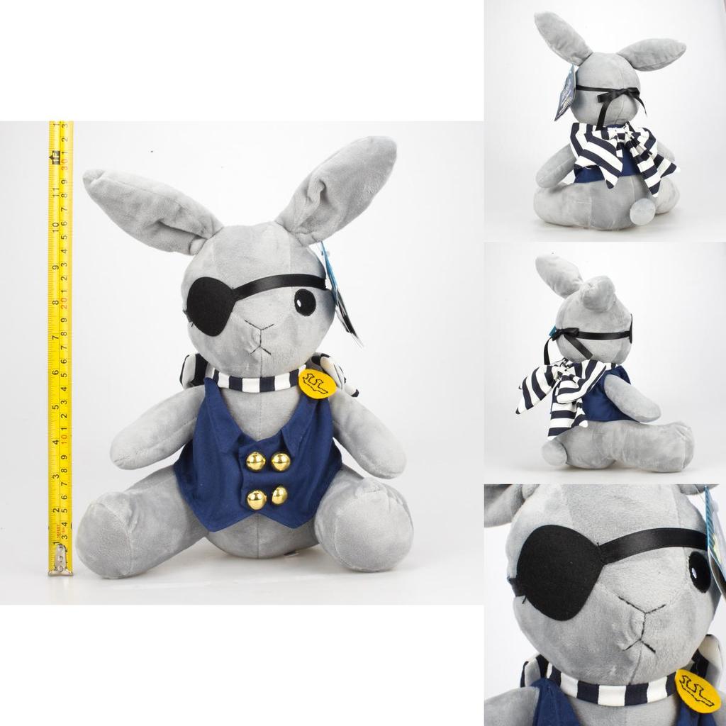Ciel Phantomhive Rabbit Plush Soft Doll Toy 12" From Anime Kuroshitsuji Black Butler Collection
