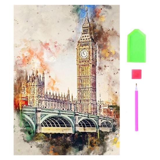 

DIY 5D алмазные художественные наборы, ландшафтная архитектура, узор, повышение креативности, снижение стресса, развитие терпения, алмазная мозаика, искусство, домашний декор, подарок A