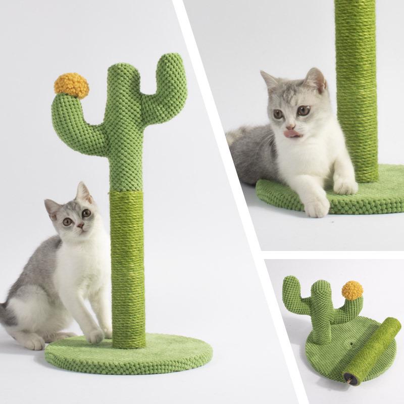 Sisal Cactus Cat Climbing Frame and Scratching Post Toy