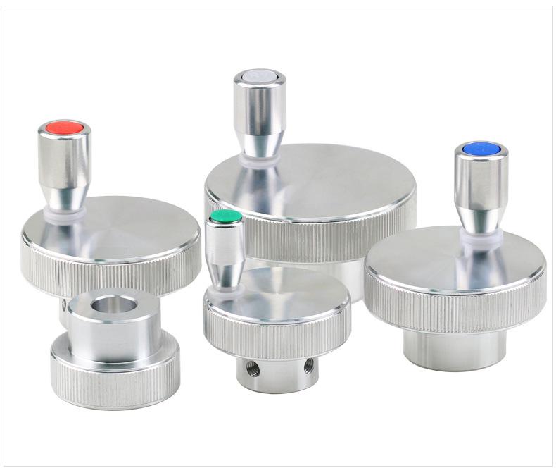Aluminum Alloy Rotating Handwheel with Adjustment Handle M8 (D40/D50/D60)