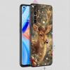 Cartoon Animal Deer Case For Realme C67 C63 C55 C53 C35 C25 C21 GT 2 3 5 6 10 11 12 13 Pro Plus 5G Soft TPU Phone Cover Fundas