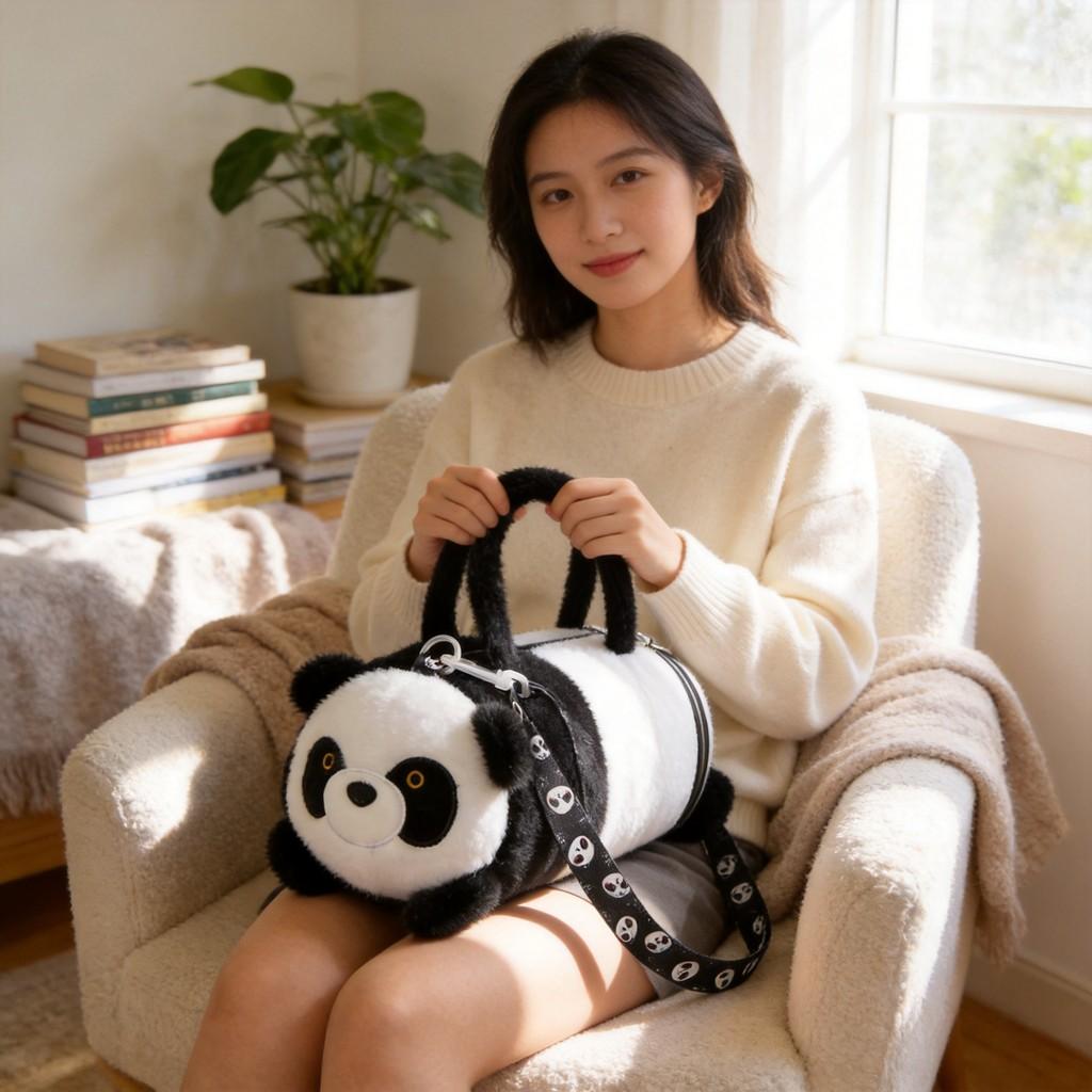 Plüsch-Capybara-Tasche mit Wasserpuppen-Design für den täglichen Gebrauch