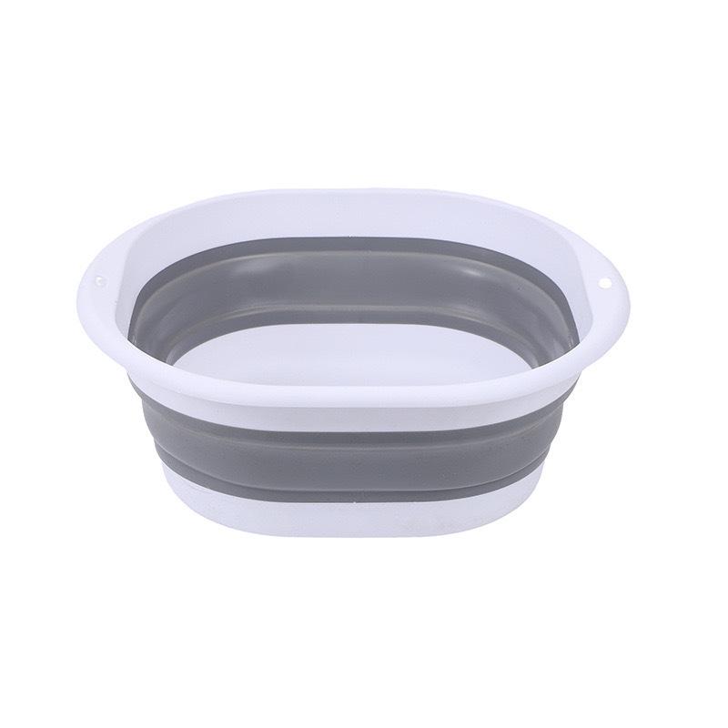 Portable Silicone Foldable Laundry Basin - Creative and Stylish Wash Basin for Home, Travel, and Outdoor Use. Perfect for Dormitories.