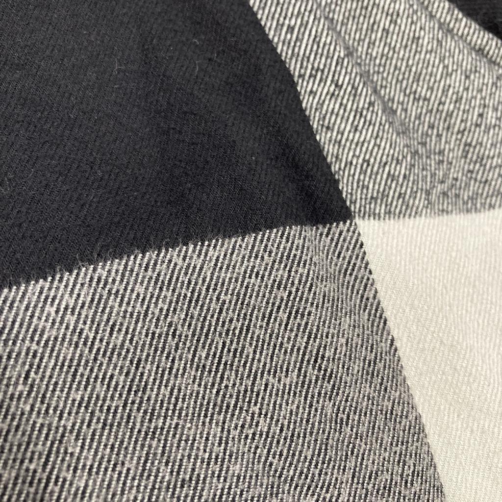 LAD MUSICIAN 2220-112  BUFFALO CHECK BIG PAJAMA SHIRT Tops XL Black X greenUsed