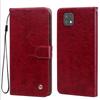 Vintage Crazy Horse Texture PU Leather Flip Wallet Phone Case for Samsung Galaxy A22s 5G,A22 5G Card Holder Kickstand Shockproof Protective Cover