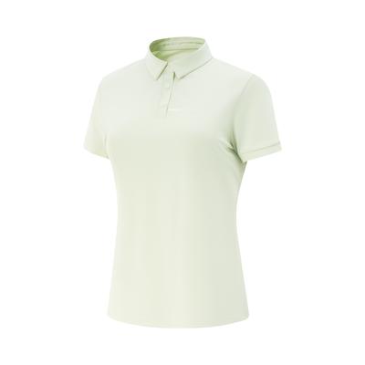 Li Ning Group Purchase Series Solid Color Casual Versatile Comfortable Sports Short Sleeve Polo Shirt Women Tops APLV106-4