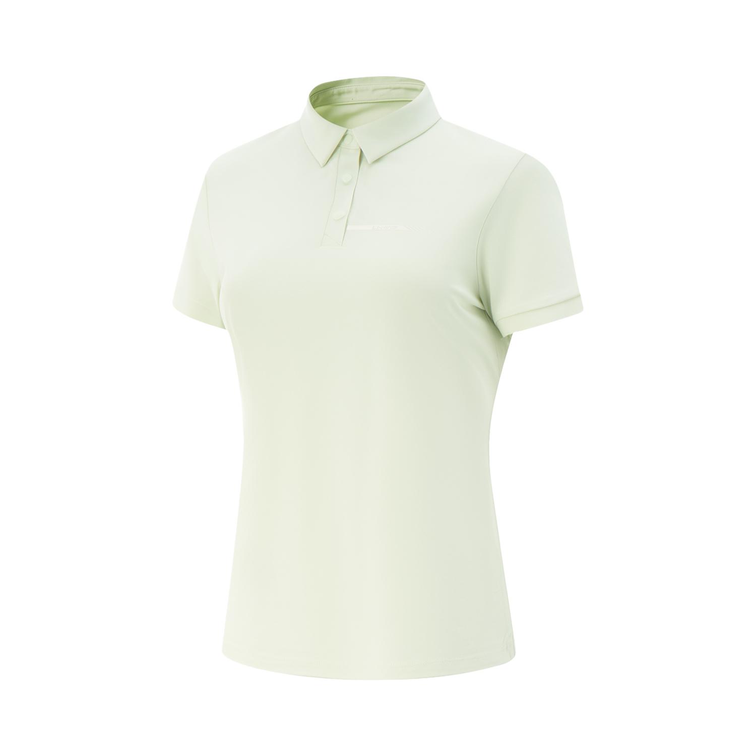 

Серия групповых покупок Li Ning Однотонная Повседневная Универсальная Удобная Спортивная Футболка-поло с коротким рукавом Женские топы APLV106-4 S