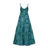 Women's Casual V-Neck Fashion Printed  Pullover Sleeveless Loose Dress