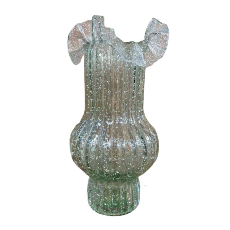 Καλλιτεχνικά Φθορίζοντα Γυάλινα Βάζα Απαλά Φωτεινά Στο Σκοτάδι Δοχεία Λουλουδιών Βάζα για Σύγχρονες Αγροικίες Διακόσμηση Ραφιού Σπιτιού