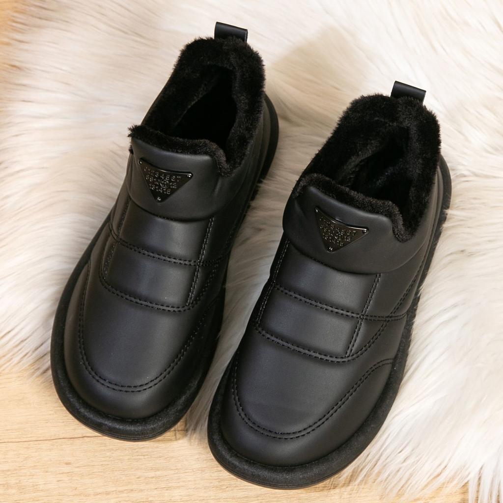 Four Seasons New Products Four Seasons Lamb Warm Waterproof Non-slip Shock Absorbing Snow Women's Cotton Boots Mom Love Shoes Boots