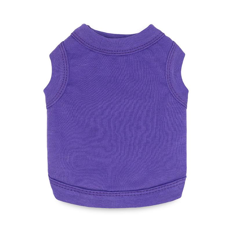Dog Shirts Pet Clothes Blank Clothing Puppy Vest T-Shirt Sleeveless Costumes Doggy Soft and Breathable Apparel Outfits for Cats