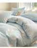 Four piece set of pure cotton and cotton 2026 new cartoon duvet cover, student bed sheet, three piece set of bedding