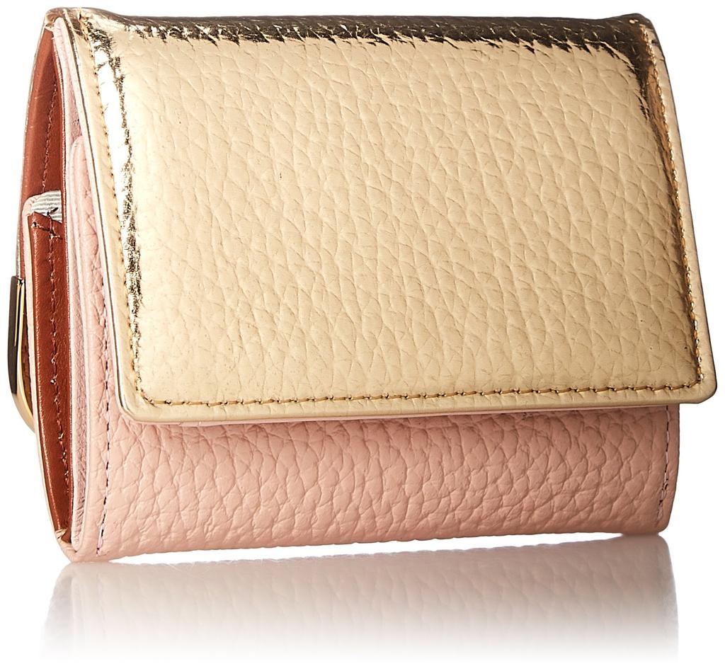 Tsumori Chisato Carry Tri-fold Shrink Combi 57657 14 Gold