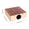 BCDYH Cajon Wooden Drum Flat Hand Drum Percussion Instrument with Adjustable Strap Portable Box Drum for Beginners, Travel, and Parties Hand Drum
