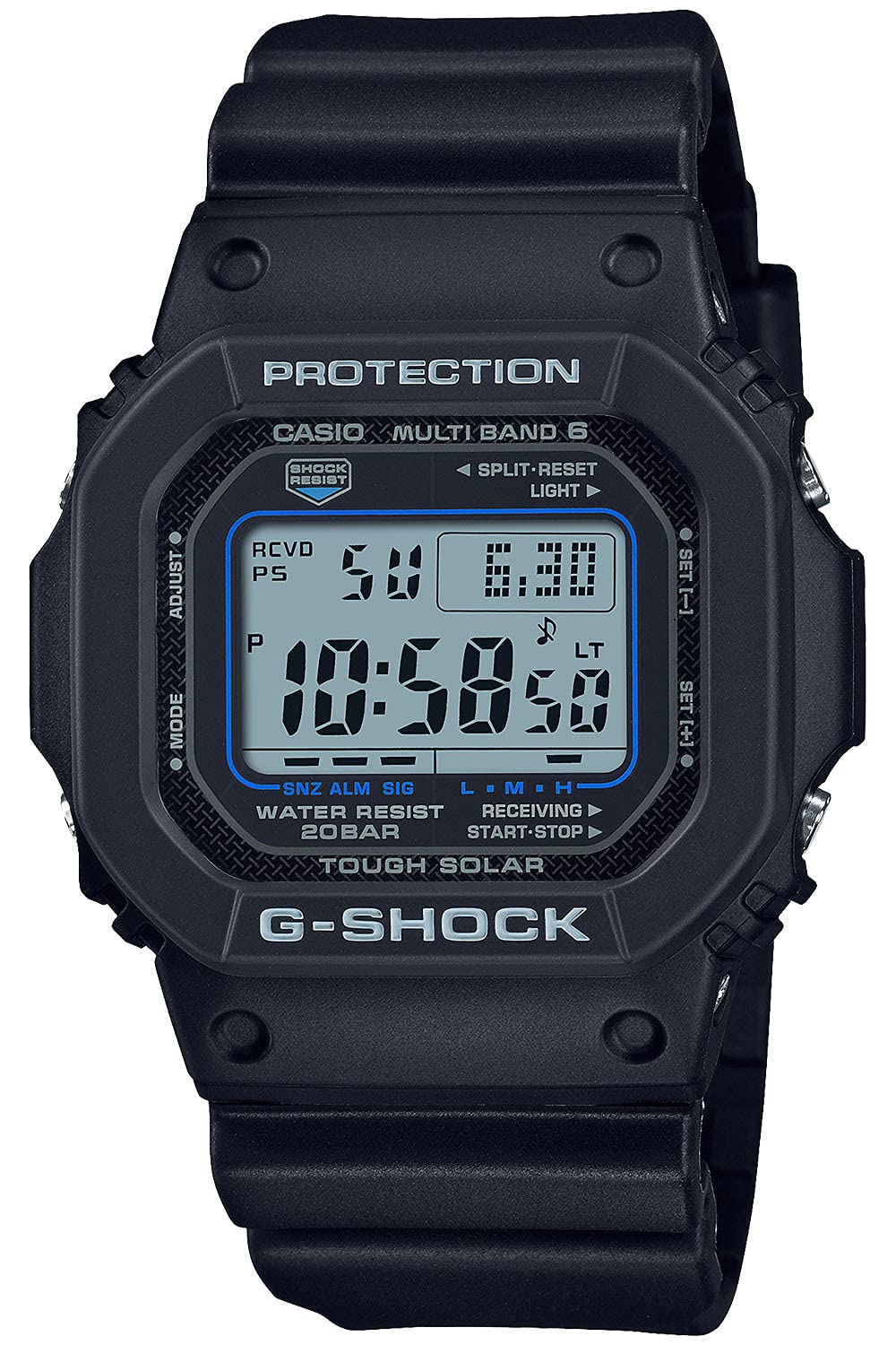 

Casio Solar Super Illuminator Тип LED Черные G-Shock Мужские Часы, GW-M5610U-1CJF, Радиоуправляемые часы, (Свет высокой яркости),