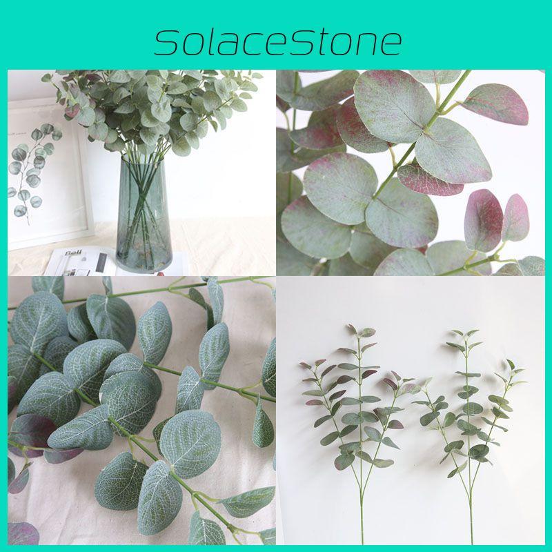 Lush Green 68cm Artificial Fake Leaf Eucalyptus Plant For Timeless Home Decor