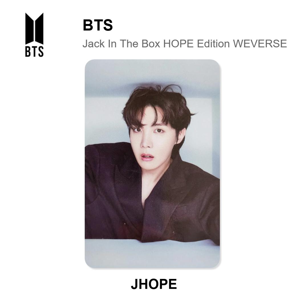 BTS Jack In The Box HOPE Edition WEVERSE Official Photocard J-Hope