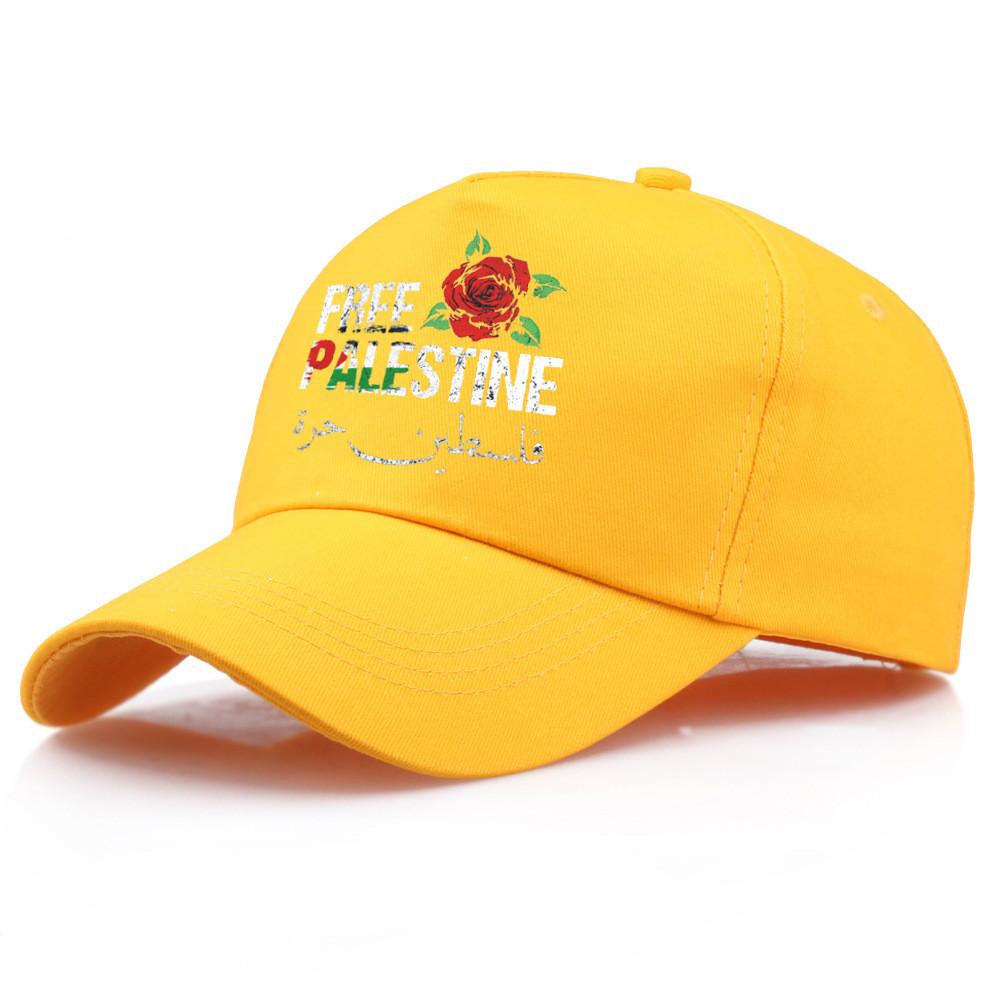 Free Palestine Cotton Baseball Cap With Adjustable Fit For Summer Casual Wear