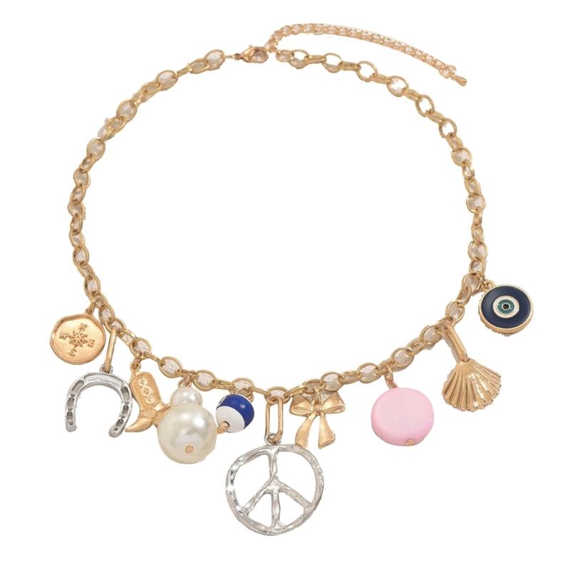 

Versatile Casual Beach Necklace Jewelry Adjustable Length Clavicle Chain For Daily Wear Dates Gift 1