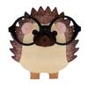 Textured Glasses Display Rack Wooden Burr-free Storage