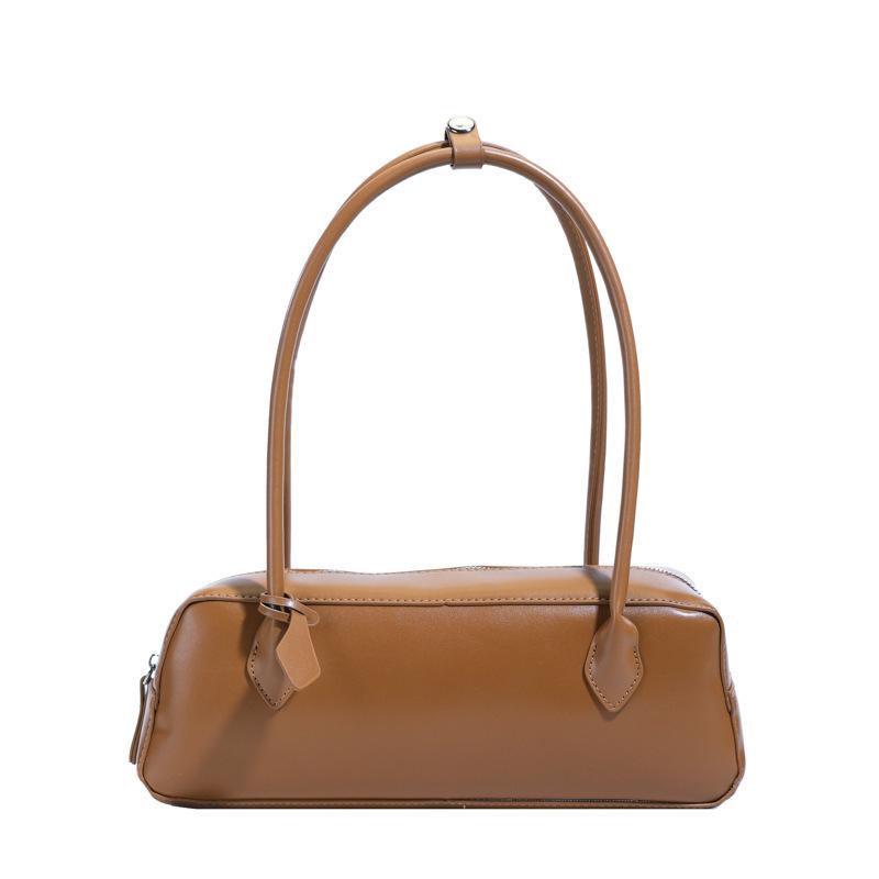 Women's Bag Cowhide Dachshund Dog Long-handled Baguette Bag Niche Retro Underarm Bag Pu Women's Portable Shoulder Bag