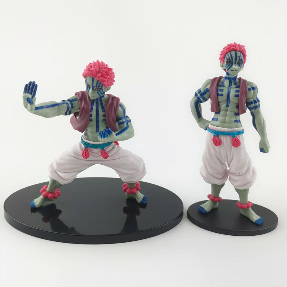 15cm Anime Figurka Demon Slayer Figurky Slayer Akaza Panenka Figurka Bojovník Akční Figurka Model Hračky Anime Model Figurka Panenka do Auta