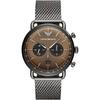 Historical Collection White Metal Grey Men's Quartz Watch AR1114