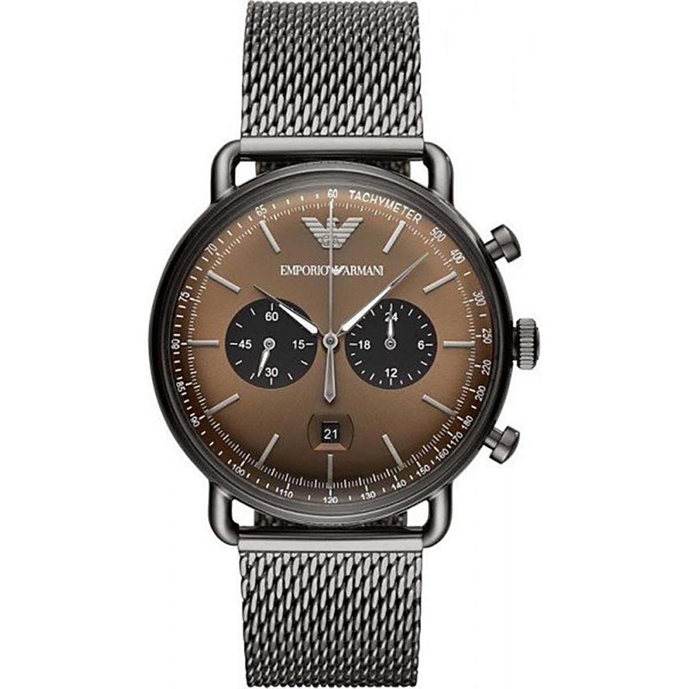 

Emporio Armani Historical Collection White Metal Grey Men s Quartz Watch AR1114 белый