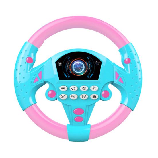 Simulation Steering Wheel Rhythm Training Hand-on Ability Interactive Toys Body Movements Development Steering Wheel Toy for Kids