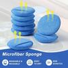 6pcs Double-sided Wax Applicator Pads Ultra-Soft Cleaning Sponge Wipe  Clean Washing Tool
