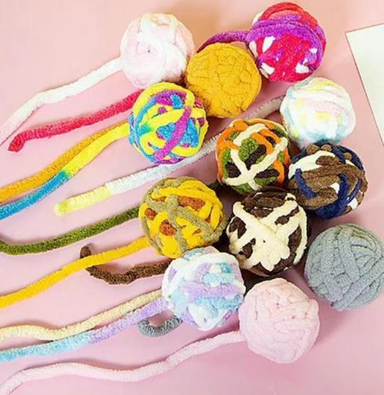 Sisal Cat Teasing Ball: Self-Amusement, Bite-Resistant, Molar Grinding, Sound-Making Pet Toy