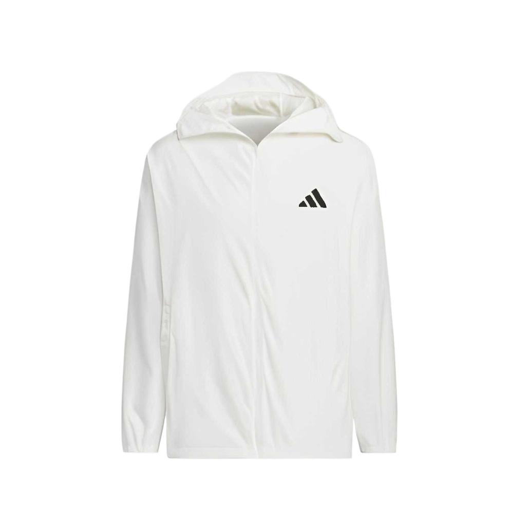 Adidas Couple Series Simple Comfortable Fashion Versatile Long Sleeve Jacket Unisex Jacket Han-Jade-White KA9323