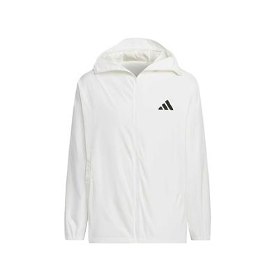 adidas Couple Series Simple Comfortable Fashion Versatile Long Sleeve Jacket Unisex Jacket Han-Jade-White KA9323