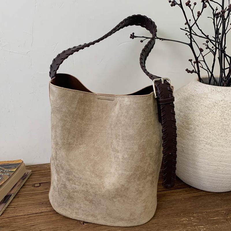 Modische Pendler-Bucket-Bag im koreanischen Stil, Elegante Unterarmtasche, Stilvolle Single-Shoulder-Tasche mit großem Fassungsvermögen