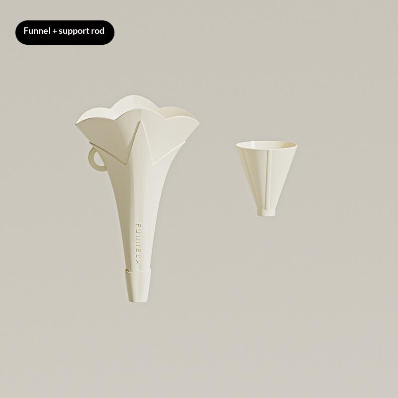 1PCS Silicone Funnel Collapsible Food Grade Kitchen Oil Filling Container Flower Liquid Dispensing Small Caliber Juice Pourer