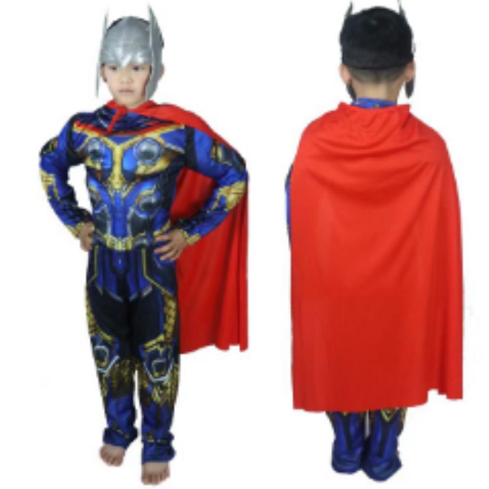 Thor Love and Thunder Thor Jane Cosplay Costume, Kids & Adult Halloween Jumpsuit