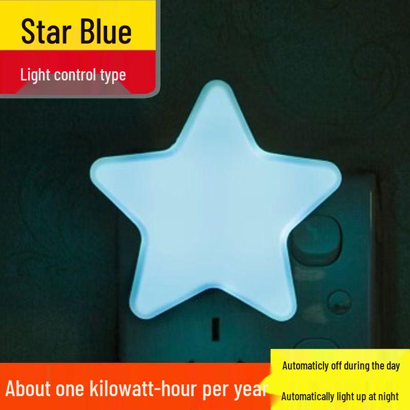 Energy-Saving Dimmable Star Night Light with Printed Logo