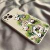 Panda silicone Phone Case for For Xiaomi Redmi Note 14 13 12 11 10 9 8 7 14 Pro Plus 4G 5G Anti-Scratch Slim Fit Trendy Cover