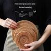 Rattan Weave Heat-Resistant Table Mat & Coaster Set