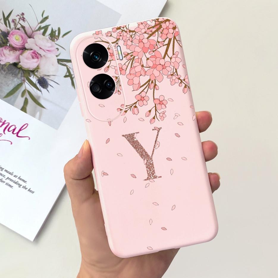 For Honor 90 Lite Case CRT-NX1 Cute Crown Letters Cover For Honor 90 Pro Honor90 Lite Soft Silicone Phone Case For Honor 90 Bags