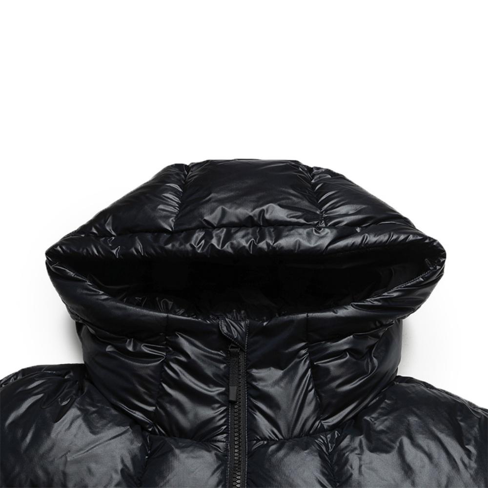 Fila Fitness Series Feather Lightweight Stylish Comfortable Versatile Warm Goose Down Jacket Men Jacket Deep-Black A11M541905FBK