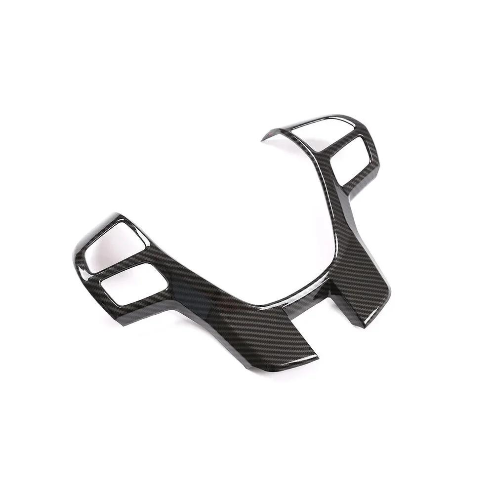 Car Steering Wheel Trim Button Decoration Frame ABS Plastic Cover Sticker Interior Accessories For Ford Everest Ranger 2015-