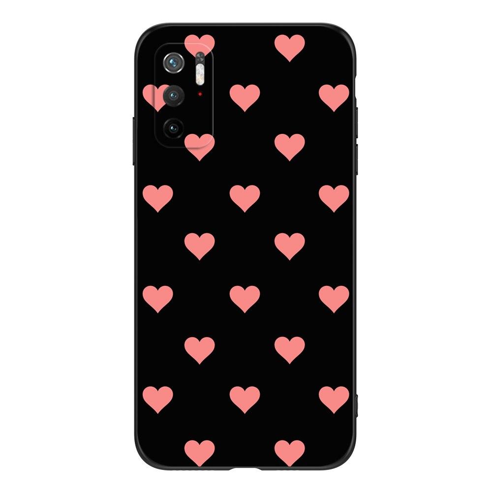 For Poco M3 Pro 5G Case 6.5" Xiaomi Redmi Note 10 5G Phone Back Cover Bumper POCOPHONE Black Tpu Case Cute Funy