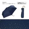 Folding Sun Full UV Suitable for Sun and Model [2022] Wpc. Women's Umbrella, Rimstar, Mini, Navy, 50cm, Blackout, 100% Protection, Rain, 801-697