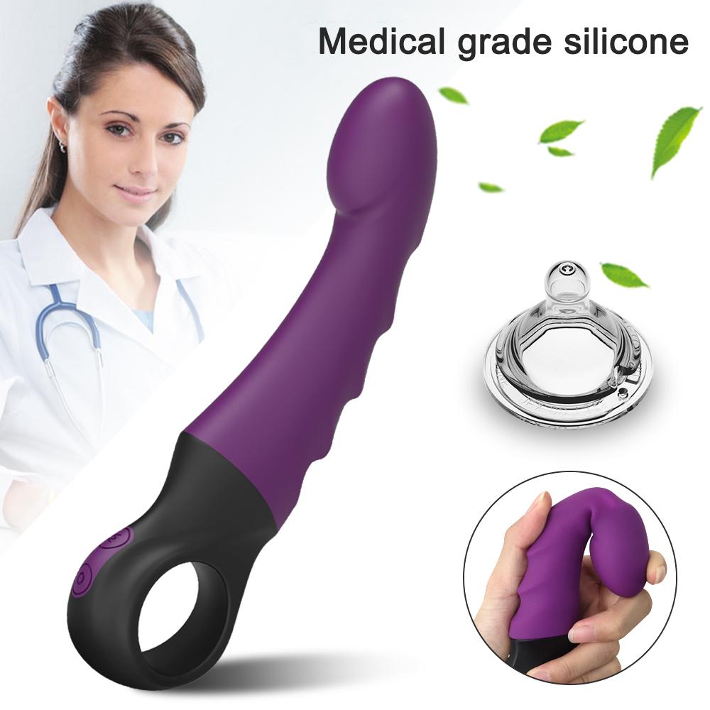 Dildo Multi Speed G Spot Vagina Vibrator Klitoris Butt Plug Anal Erotiske Varer Produkter Sexleketøy for Kvinner Voksne Kvinner