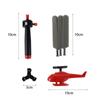 with Handle Cable Drawstring Helicopter Toy Pull Line Helicopter Toys  Kids Outdoor Toy