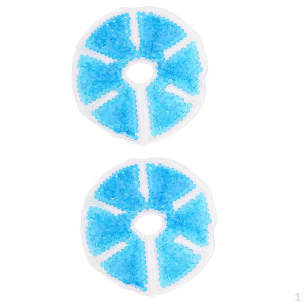 2Pcs Cooling Pads Gel Compressible, Reusable