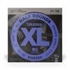D'Addario 403 Stainless Steel Half-Round Electric Guitar Strings, Jazz Light, .012-.052, EHR350