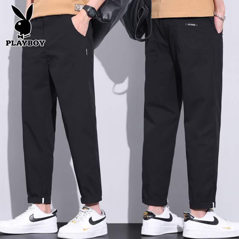 Playboy Men s Ice Silk Straight Casual Pants 29