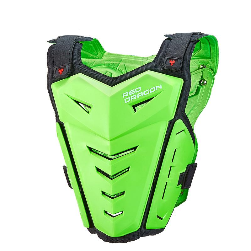 

Защитное снаряжение для гонок на мотоцикле, противоударный бронекостюм, защита от падения, защита груди для гонок, внедорожная броня, высококачественная броня зелёный
